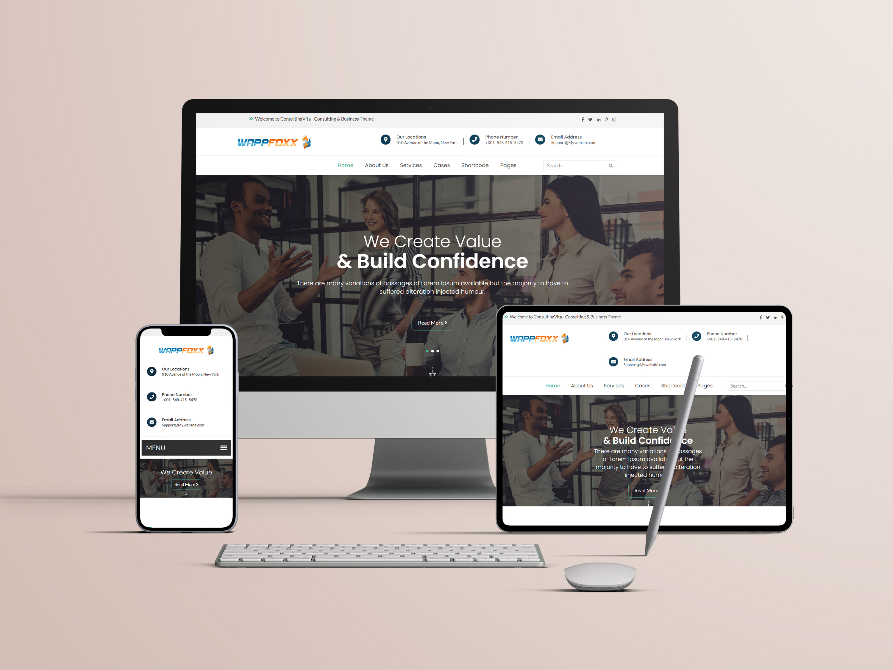 Vorlage Responsives Design Consulting