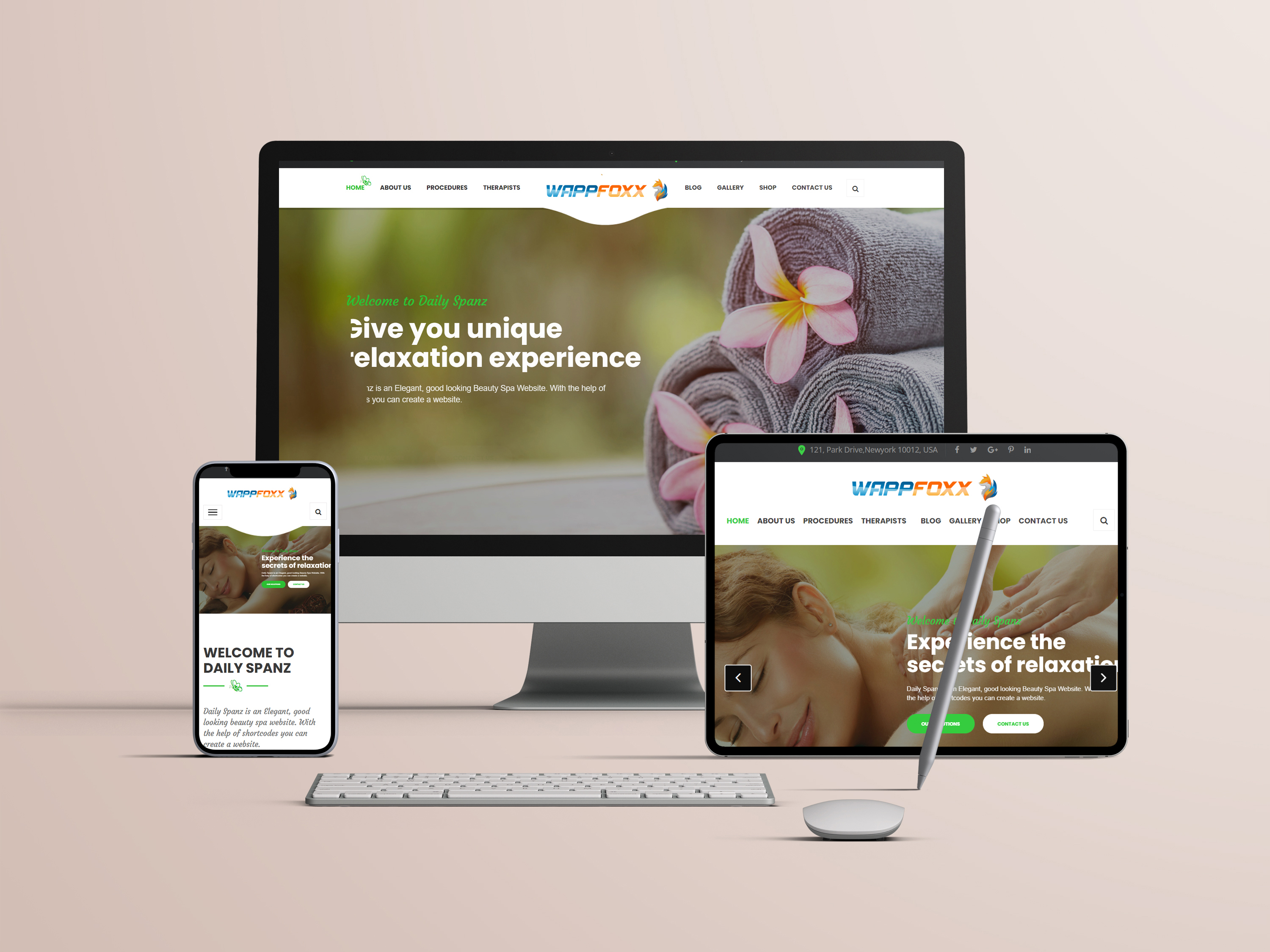 Vorlage Responsives Design Heilkunde