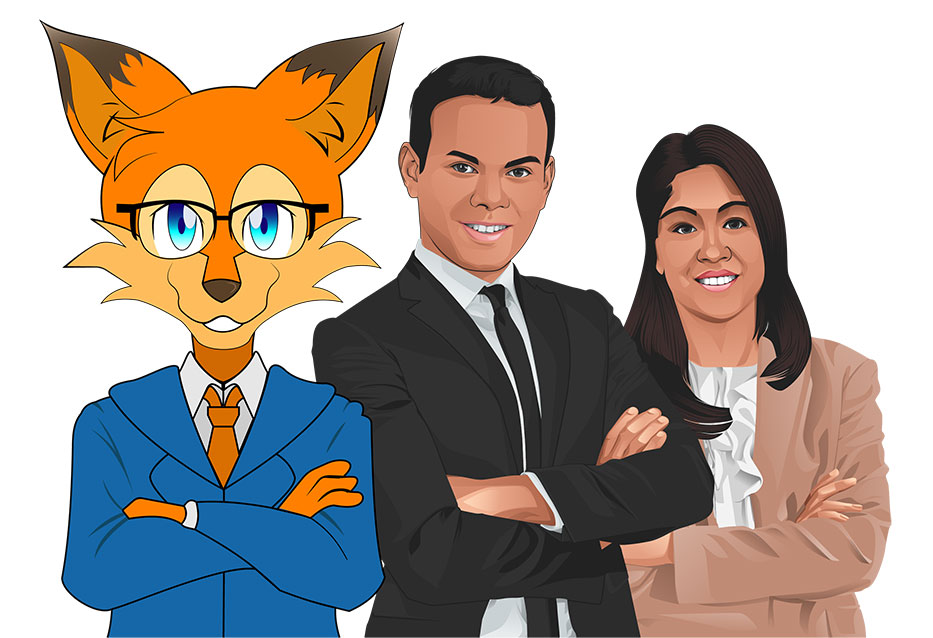 Prathepan Gnanes, Rushani Gnanes und der Sparfuchs von WappFoxx